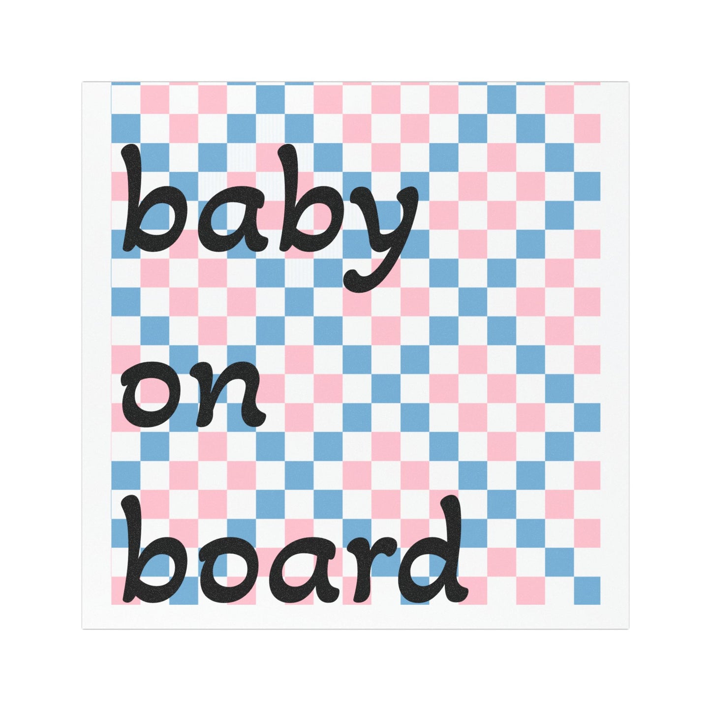 Car Magnet - Baby On Board Sticker