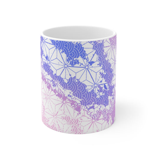 Bohemian Pattern Mug - 11oz Ceramic Coffee Cup for Art Lovers