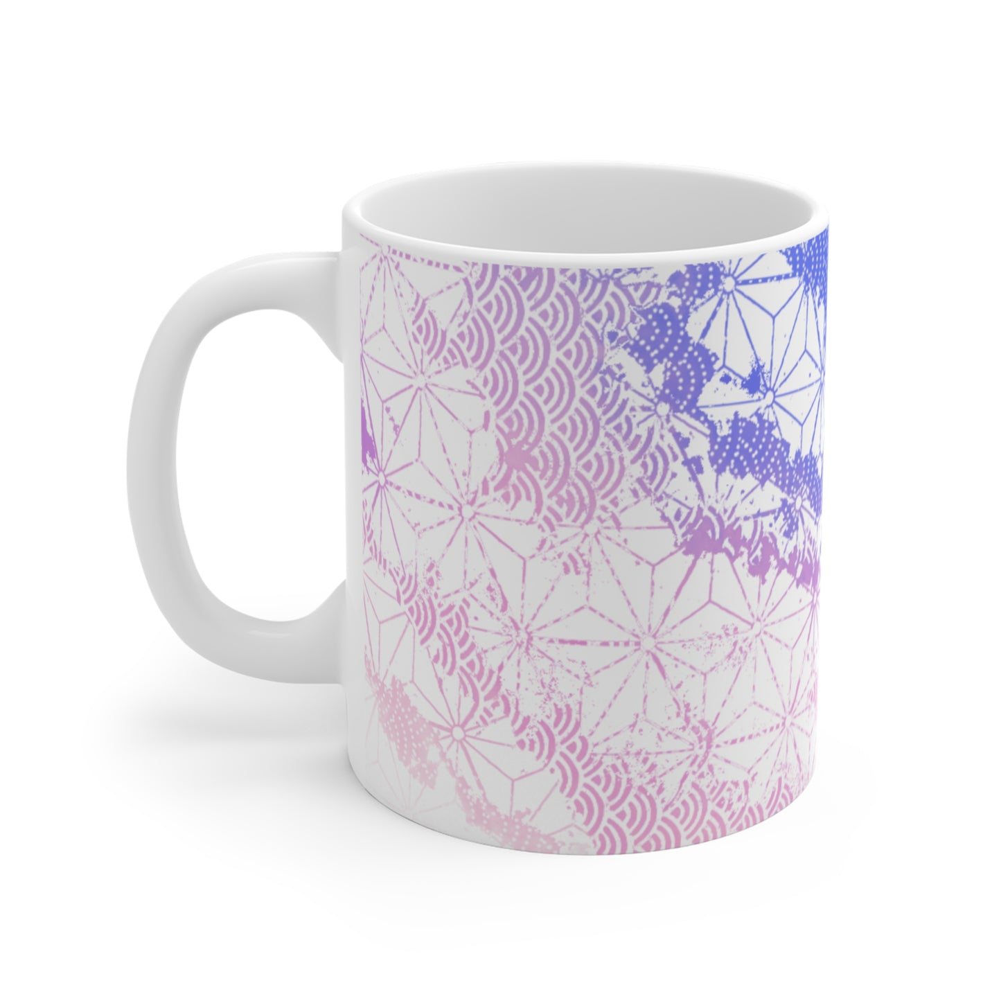 Bohemian Pattern Mug - 11oz Ceramic Coffee Cup for Art Lovers