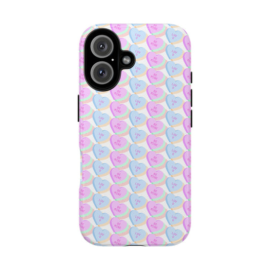 Phone Case - Cute Girly Hearts Design